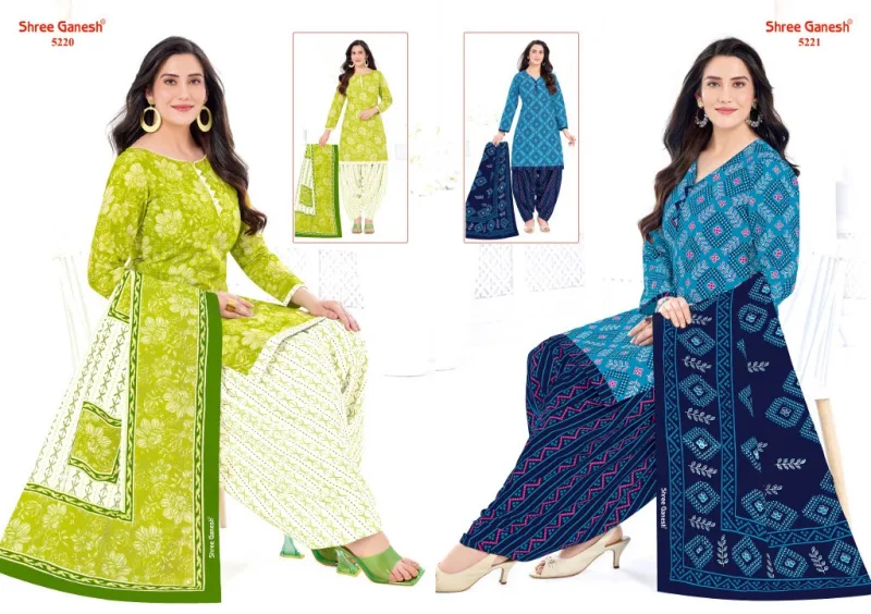 Hansika Vol 32 By Shree Ganesh Cotton Printed Dress Material 